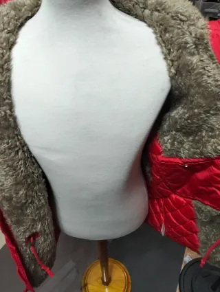 Abrigo Parka Hombre Rojo