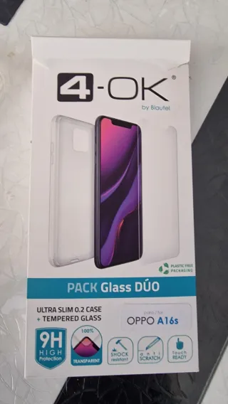 Cover e protezione Oppo A16s Navy Blue+