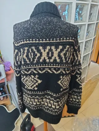 Cárdigan de punto con cremallera