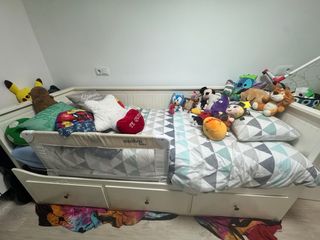 Diván HEMNES Blanco con Cajones IKEA