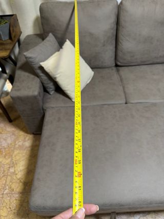 Sofá modular tela beige/gris