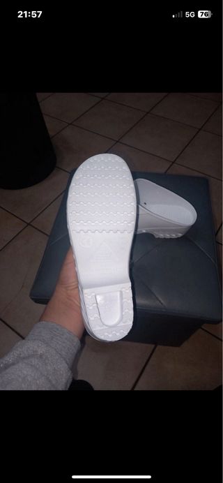 Zoccoli Scholl Work Light professionali bianchi