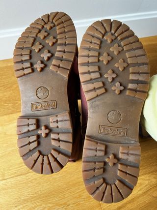 Botas Timberland granate talla 42