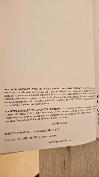 Aleister Crowley, vagando por el páramo
