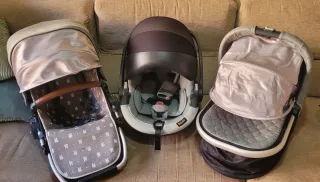 Silla de paseo Uppababy Cruz verde grisáceo