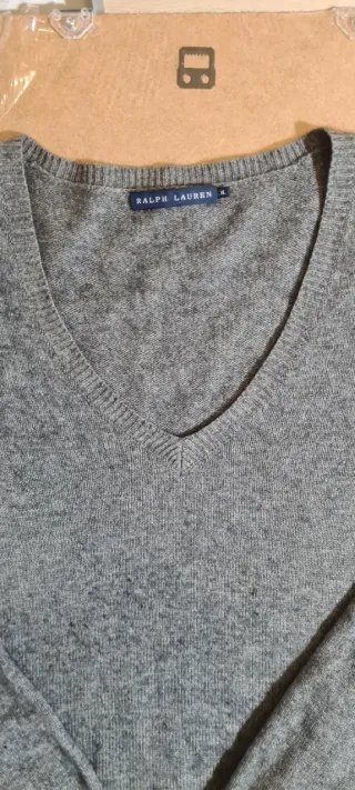 Vestido jersey Ralph Lauren gris