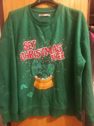 Jersey Navideño Set Christmas Free Talla M