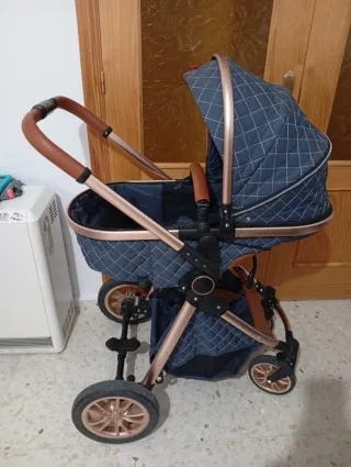 Carro de bebé multiposición con silla de coche max