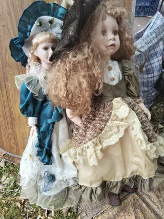 Muñeca antigua cerámica