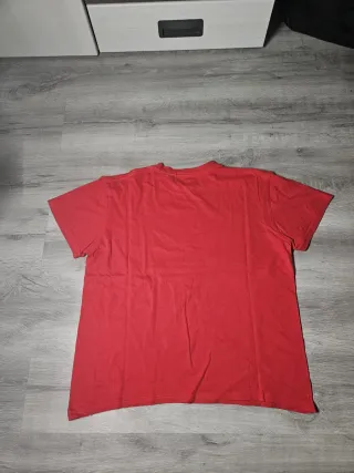 Camiseta Nike Roja Logo Blanco