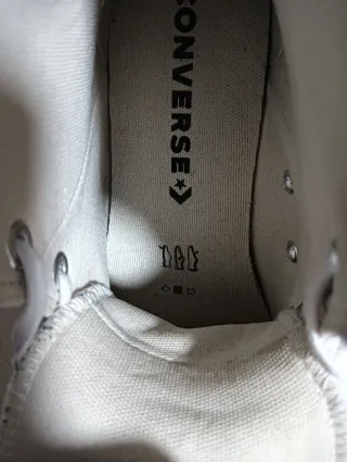 Deportivas altas Converse blancas