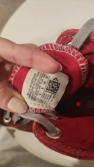 Zapatillas Converse Altas Rojas