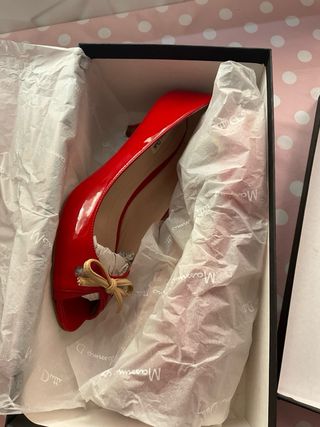 Zapatos mujer Massimo Dutti Rojo Talla 38