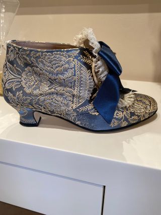 Traje de Fallera Azul y Gris  Oportunidad