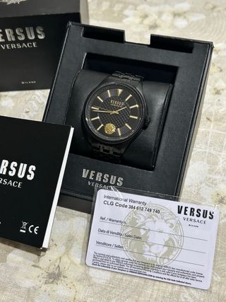 Orologio Versus Versace Nero e Oro