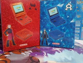 Cajas Repro Pokémon Edición Rubí y Zafiro GBA SP