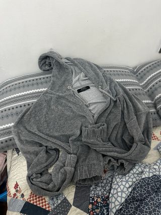 Sudadera Bershka gris talla M
