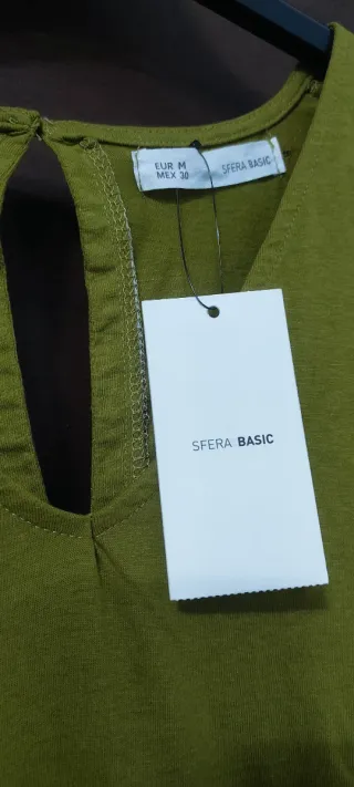 Vestido Sfera verde oliva