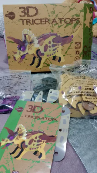 Puzzle 3D Triceratops ItsImagical