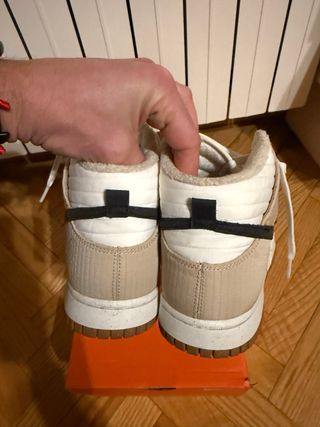 Nike Dunk High Beige/Blanco