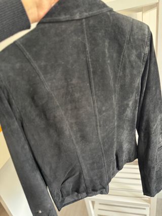 Chaqueta Bebe Suede Negra Talla S
