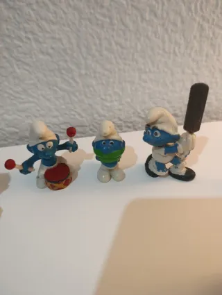 Lote de 12 Figuras de Los Pitufos