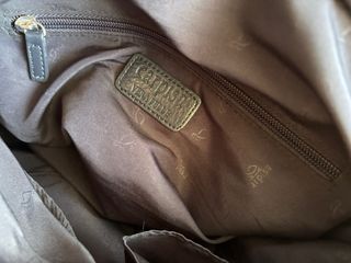 Borsa Carpisa Vera Pelle Blu Navy