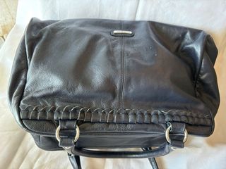 Borsa Carpisa Vera Pelle Blu Navy