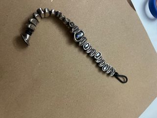 Bracciale Uno de 50 Argento e Nero