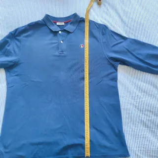 Polo El Ganso Manga Larga Azul Marino T.XL