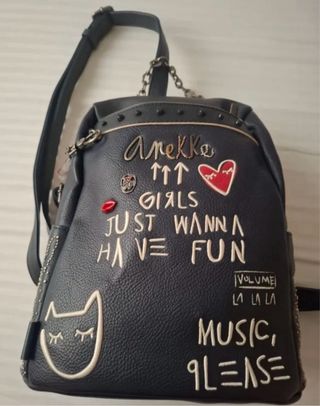 Mochila Anekke azul marino