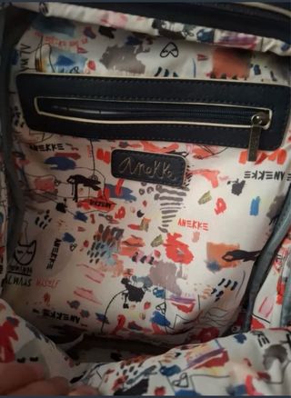 Mochila Anekke azul marino