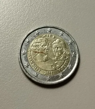 Moneda 2€ Bélgica 2011