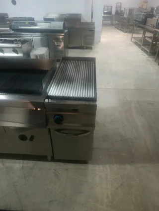 Barbacoa a gas con mueble