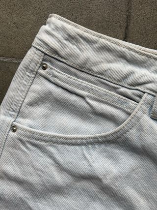 Falda pantalón Zara denim azul