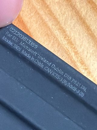 Teclado Microsoft Surface Pro 8 Nero (inglese)