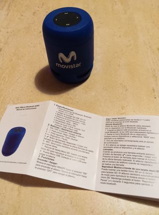 Altavoz Portátil Bluetooth 2.0 + MicroSD + AUX