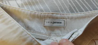 Pantalón vaquero crema ancho Pimkie