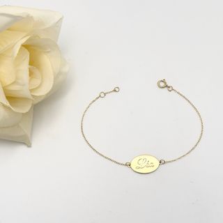 Pulsera de oro 18kt nombre Léa