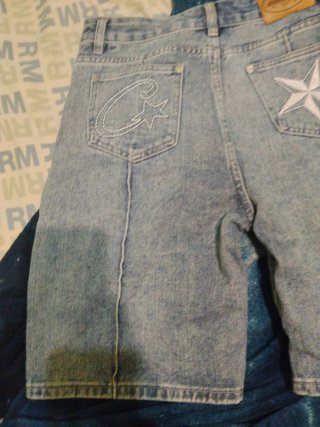 Pantalón vaquero corto azul