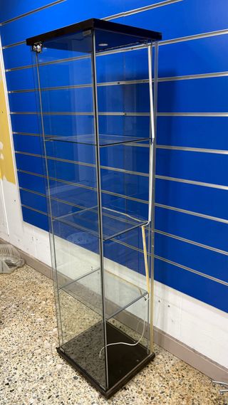 Vitrina Ikea Negra Cristal