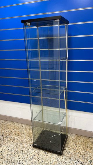 Vitrina Ikea Negra Cristal