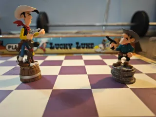 Ajedrez Lucky Luke Plastoy Caja Original Nuevo