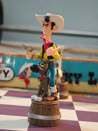 Ajedrez Lucky Luke Plastoy Caja Original Nuevo