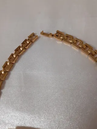 Conjunto Collar y Pendientes Chapado Oro