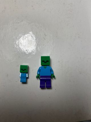 Lego Minecraft Zombie e Creeper