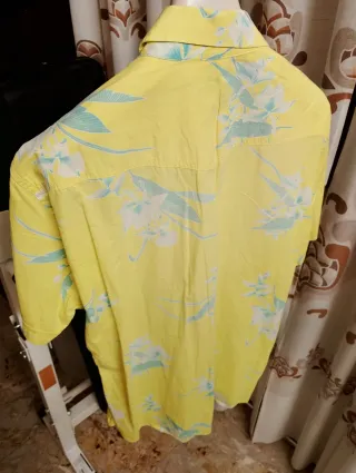 Camicia Casablanca XXL Giallo Floreale