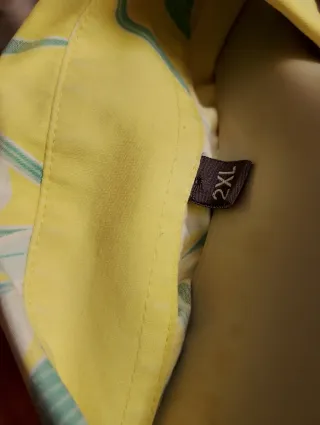 Camicia Casablanca XXL Giallo Floreale