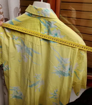 Camicia Casablanca XXL Giallo Floreale