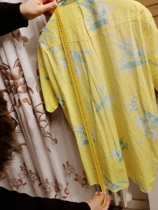 Camicia Casablanca XXL Giallo Floreale